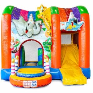 location château gonflable fête, multiplay gonflable, jeux gonflables pour enfants, château gonflable avec toboggan, jeux festifs gonflables